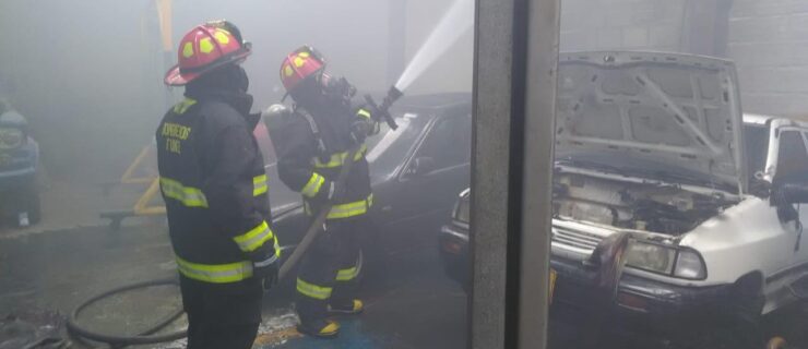 Incendio estructural y vehicular